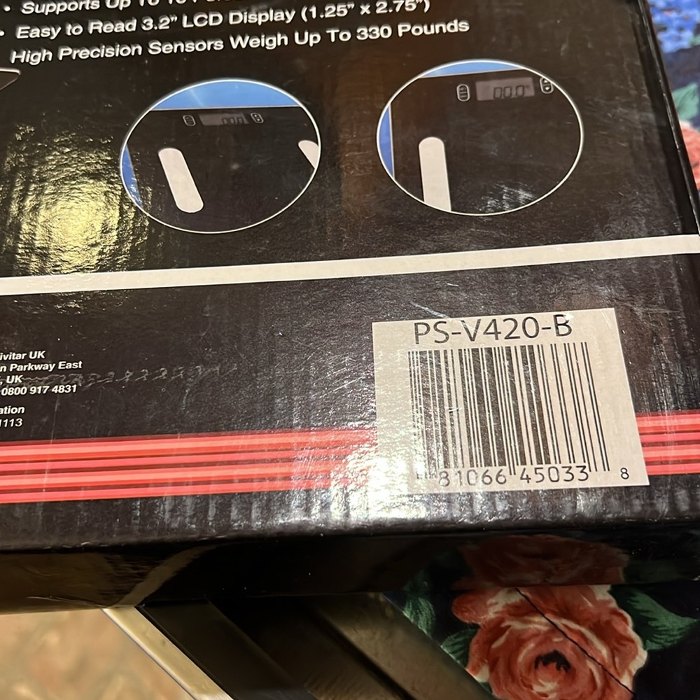 NEW HEALTH SMART BODY FAT/HYDRATION DIGITAL SCALE ! - Picture 10 of 12